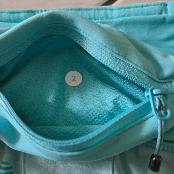 Lululemon Pace Setter Skirt Angel Blue Stripe Tonka Dot 2 - Picture 5 of 5